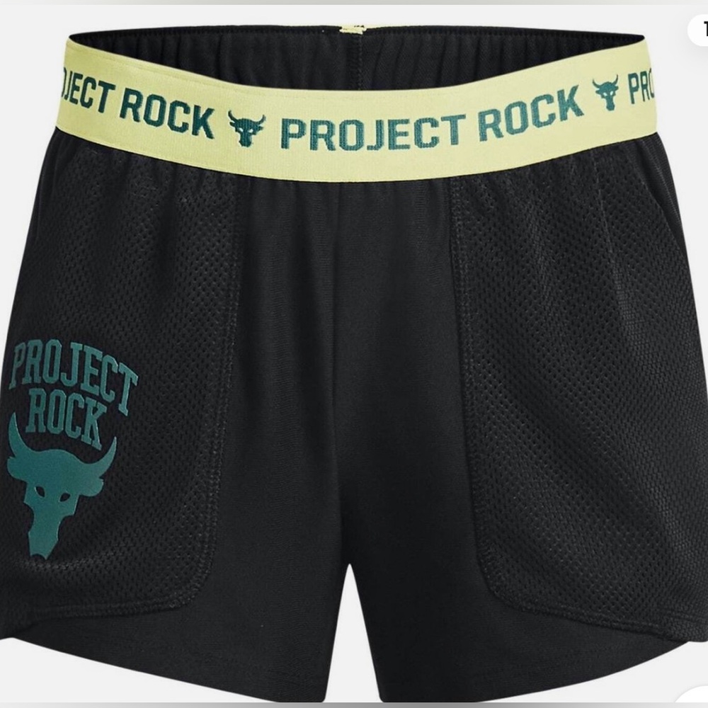 Project Rock Play Up Short Sports Training Fitness Gym Performance